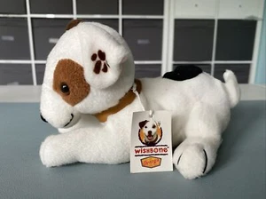 VINTAGE 1998 DENNY'S RESTAURANT QUERLENKER HUND SITZSACK PLÜSCHPUPPE MIT ETIKETT - Bild 1 von 9