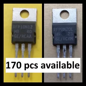 RFP8N20 RFP10N12 RCA N-Channel Power MOSFET Transistor TO-220 RFP NOS 8A 10A 100 - Picture 1 of 7