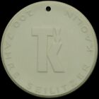GÓRNICTWO: Porcelanowy medal 1964. KOPALNIA KAOLIN LINA / SAKSONIA ⇒ ZEGARY DIERA.