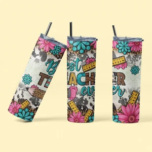 Personalized Teacher Appreciation Gift 20 Oz Stainless Steel Tumbler Free Ship! - Picture 1 of 2