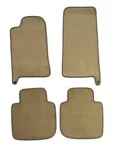 1998 - 2001 Jaguar XJ8 LWB Long Wheel Base Beige Floor Mats 4 Piece Tan Mat Set - Picture 1 of 3