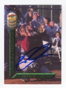 SIGNED BASEBALL CARD AUTO CHICAGO WHITE SOX MARK JOHNSON 1994 SIGNATURE ROOKIES - Picture 1 of 1