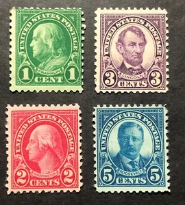 US Scott #632, #634, #635, #637 - alle sind postfrisch - postfrisch - Bild 1 von 2