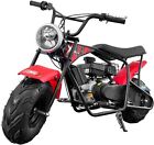 99cc Mini Dirt Bike Gas-Powered 4-Stroke Pocket Bike Motorcycle Red/Black