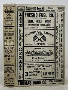 California City Directory / POLK-HUSTED DIRECTORY CO'S FRESNO CITY 1st Edition - Picture 1 of 1