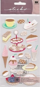 Pegatinas Sticko Clásicas POSTRES Tema café 19 piezas 68672 ¡ENVÍO RÁPIDO GRATUITO! - Imagen 1 de 1