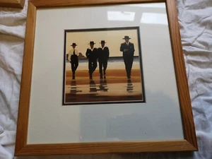 4er Set gerahmte Jack Vettriano Drucke - Bild 1 von 8