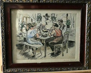 Erich Wilke Radierung, signiert - Picture 1 of 4