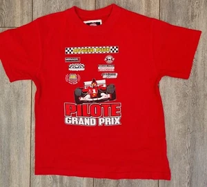 GRAND PRIX BOYS T-SHIRT AGE 8 - Monaco Motor Racing - Red - Boy / Girl / Unisex - Picture 1 of 4