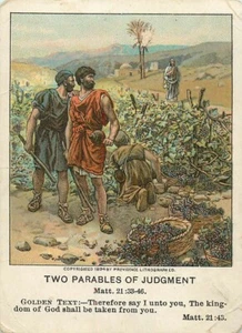Christian Picture Lessons Two Parables of Judgment 1910 - Picture 1 of 2