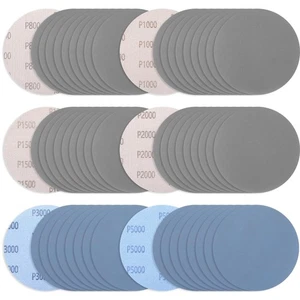 60Pcs 6 Inch Sanding Discs Hook and Loop, Wet Dry Sanding Discs 800 1000 1500... - Picture 1 of 7