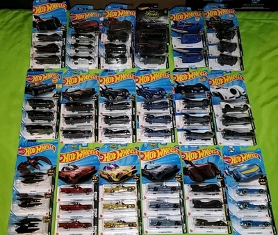 Hot Wheels Batmobile Lot of 53 Bat Wing Bat Boat 1966 1989 The Batman Plus More - Image 1 of 4