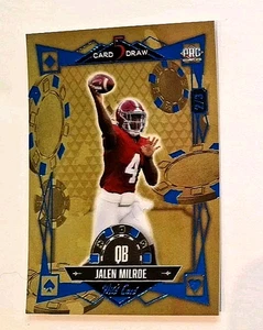 2024 Wild Card 5 Card Draw Easter Blue #JM Jalen Milroe XRc #2/3 - Bild 1 von 3