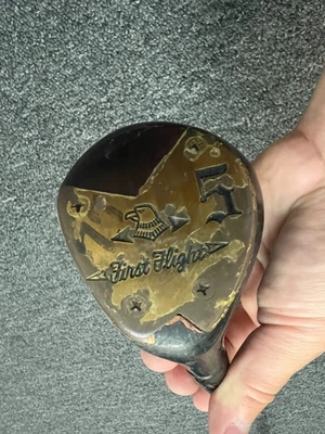 First Flight Fairway 5-Wood Steel Shaft Mens 41” Left-Handed Vintage Golf Club - Image 1 of 4