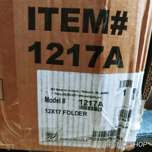 OPEN BOX Martin Yale Model Automatic Paper 4x4 To 12x18 Folding Machine 1217A - Picture 1 of 10