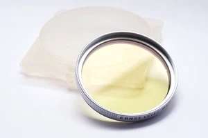 Leica Leitz HOOAR 13081 ⌀39mm Yellow Filter №0 Chrome E39 - Picture 1 of 3