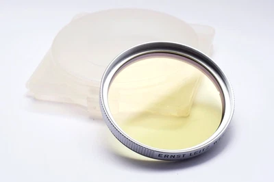 Leica Leitz HOOAR 13081 ⌀39mm Yellow Filter №0 Chrome E39 - Image 1 of 3