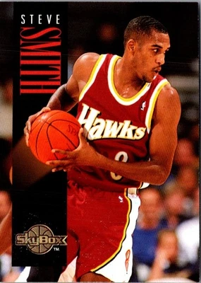 1994 SkyBox Steve Smith #205 Atlanta Hawks Basketball Card - Image 1 of 2