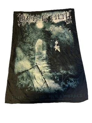 Original 1996 - Cradle Of Filth - Dusk And Her Embrace Tapestry Poster - Image 1 of 4