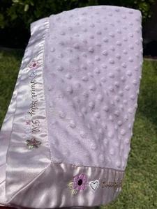 Süße Baby Mädchen Carters nur ein Jahr rosa Minky Punkte Babydecke Satinborte gebraucht, in einwandfreiem Zustand - Bild 1 von 20