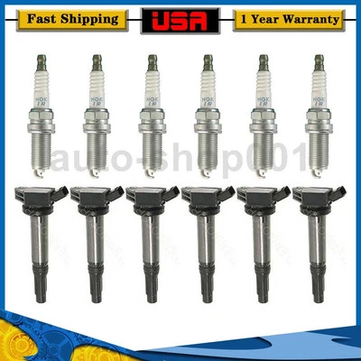 12 катушек зажигания свечи зажигания подходят для Toyota 4Runner 4,0 л 2012 2010 2011 2013 - Изображение 1 из 4