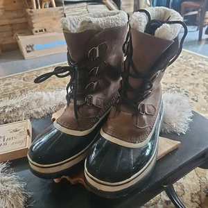 Men's Size 7.5 SOREL CARIBOU BOOTS. Only Worn Once. - Picture 1 of 11