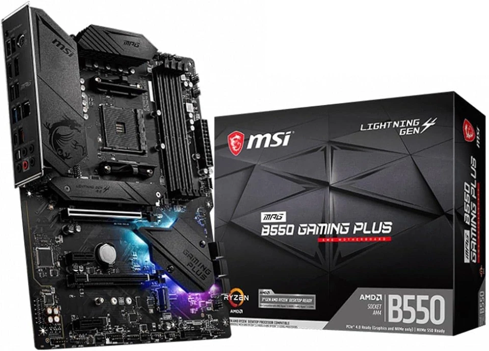 MSI MPG B550 Gaming plus Scheda Madre ATX - per Processori AMD Ryzen Di 3A Gener