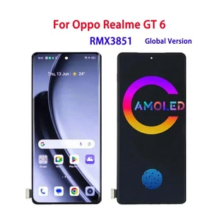 Original For Realme GT6 GT 6 RMX3851 AMOLED Display Touch Screen Digitizer w/F - Picture 1 of 6