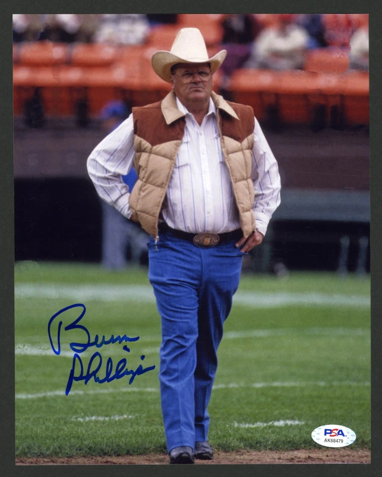 Bum Phillips SIGNED 8x10 Photo Coach Houston Oilers PSA/DNA AUTOGRAPHED Saints - Image 1 of 1