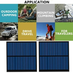 Mini 6V 1W Solarpanel Solaranlage zum Selbermachen - für Licht Spielzeug Handy Handy - Q8C2 - Bild 1 von 12