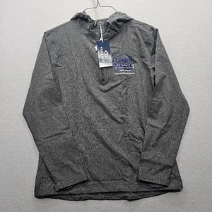 Vantage Women's Medium Charcoal Gray 1/4 Zip Hooded Outdoor Jacket NWT - Picture 1 of 13