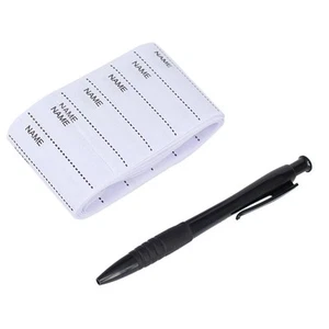 200 Pieces/ Washable Iron Labels Garment Tags Marker - Picture 1 of 4
