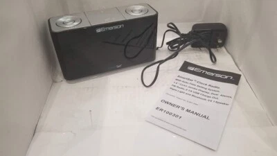 Emerson SmartSet Alarm Clock Radio, Black - Image 1 of 2