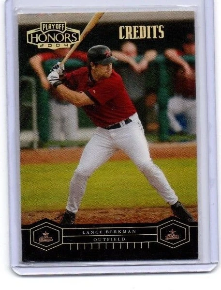 Lance Berkman # 3 / 25 Limited Card 2004 Playoff Honors Houston Astros - Image 1 of 2