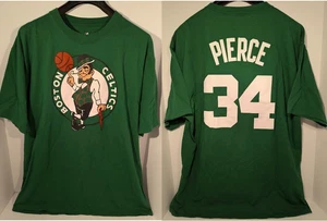 Boston Celtics Paul Pierce T-Shirt Rare Size XL Majestic VF Imagewear Lucky Logo - Picture 1 of 17