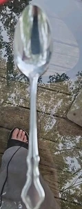 Orleans Silver ORL35 Stainless Teaspoon Outlined Beaded Edge - Picture 1 of 3