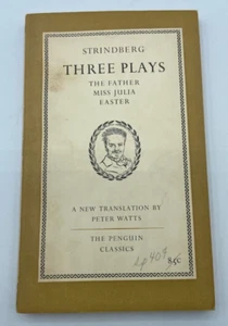 Three Plays by August Strindberg, Vintage 1958 1st Edition Paperback - Bild 1 von 9