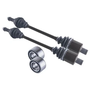 Polaris Ranger rear cv axles & wheel bearings set 500 800 2010 2011 - 2014 - Picture 1 of 4