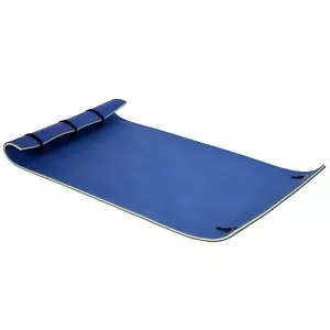 3-Layer Roll-Up Pool Floating Pad for Lake Ocean Swim Platform Water Mat Float - Picture 1 of 10