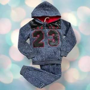 BRAND NEW Toddler Boy’s Matching Athletic Sweatshirt and Sweatpants Outfit 2T - Picture 1 of 3