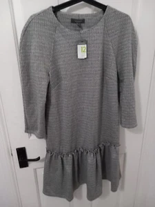 Primark herringbone winter shift dress size 12 new with tags1 - Picture 1 of 3