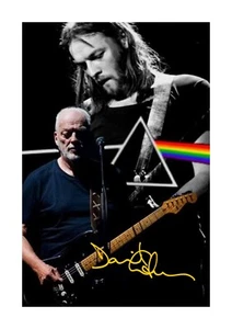 David Gilmour 88 A4 signed portrait photograph picture poster Choice of frame - Picture 1 of 4