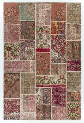 Handmade Patchwork Rug Made from Vintage Carpets, CUSTOM OPTIONS Av. - Image 1 of 4