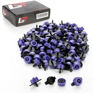 50x Micro Dripper Mini Tropfer Garten Bewässerung druckreguliert lila 12L/h - Bild 1 von 7