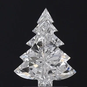 1.10 Christmas Cut Lab Created Diamond For Engagement Ring E VS1 - Picture 1 of 5