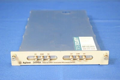 Agilent 34946A /004 Dual 1x2 SPDT Terminated Microwave Switch Module for 34980A - Image 1 of 4