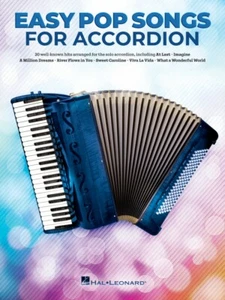 Easy Pop Songs for Accordion 20 Songs - Sheet Music Book NEW 000346566 - Picture 1 of 1