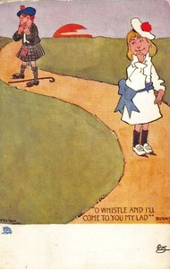 Raphael Tuck Artist Signed Hamish "Come To Me My Lad" Postcard - Bild 1 von 2