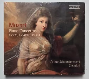 Cristofori - Mozart : Piano Concertos KV271, 413 & KV 414 - CD NEW SEALED - Picture 1 of 2