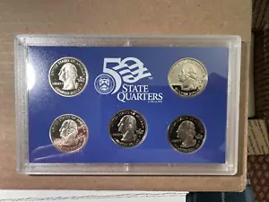2004 S United States Mint 50 State Quarters 5 Coin Proof Set OGP - Picture 1 of 4